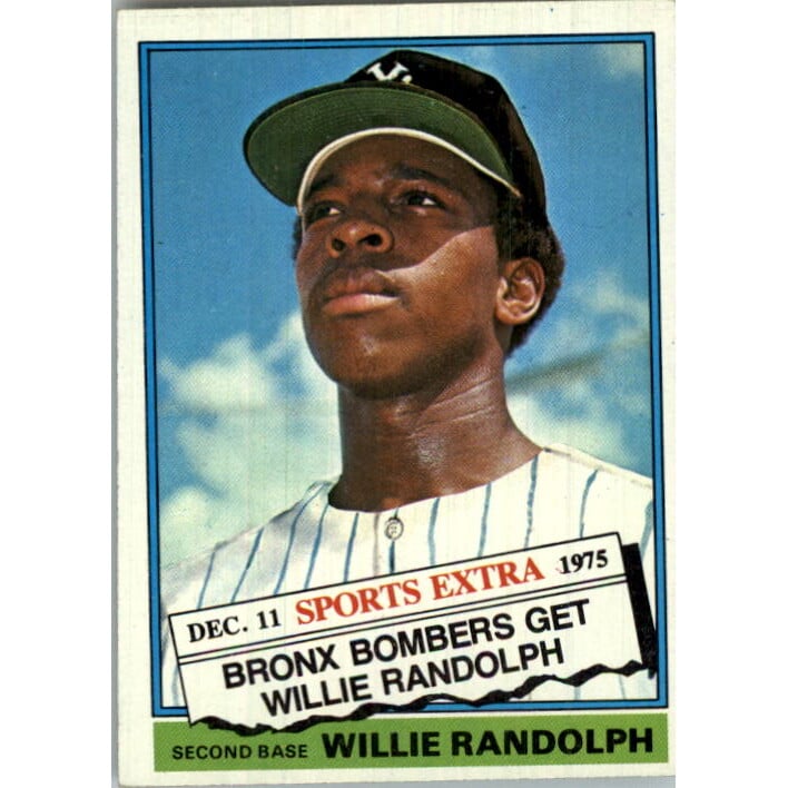 1976 Topps Traded #592T Willie Randolph. rookie card picture