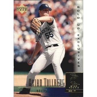 2001 Upper Deck Exclusives Gold #31 Brian Tollberg SR
