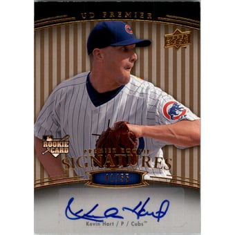 2008 Upper Deck Premier Rookie Autographs Jersey Number #216 Kevin Hart AU/55