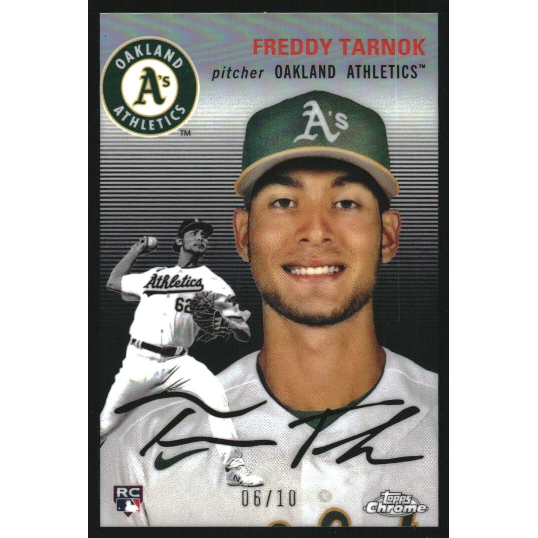 2023 Topps Chrome Platinum Anniversary Black Refractors #137 Freddy Tarnok. rookie card picture