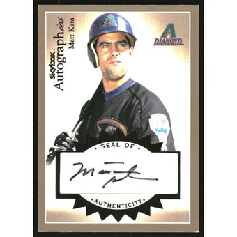 2004 SkyBox Autographics Signatures Gold #MK Matt Kata