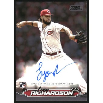 2024 Stadium Club Autographs Black Foil #SCBALR Lyon Richardson