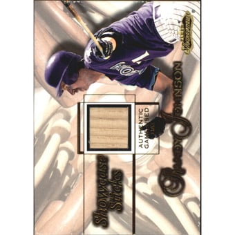 2001 Fleer Showcase Sticks #19 Randy Johnson