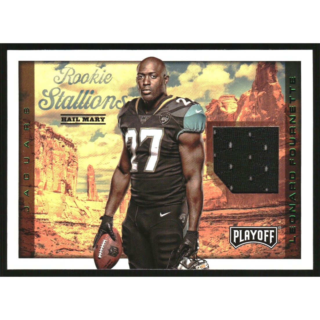 2017 Playoff Rookie Stallions Jerseys Hail Mary #2 Leonard Fournette