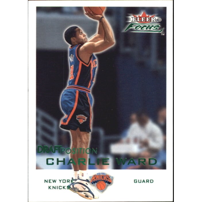 2000-01 Fleer Focus Draft Position #29 Charlie Ward/100. rookie card picture