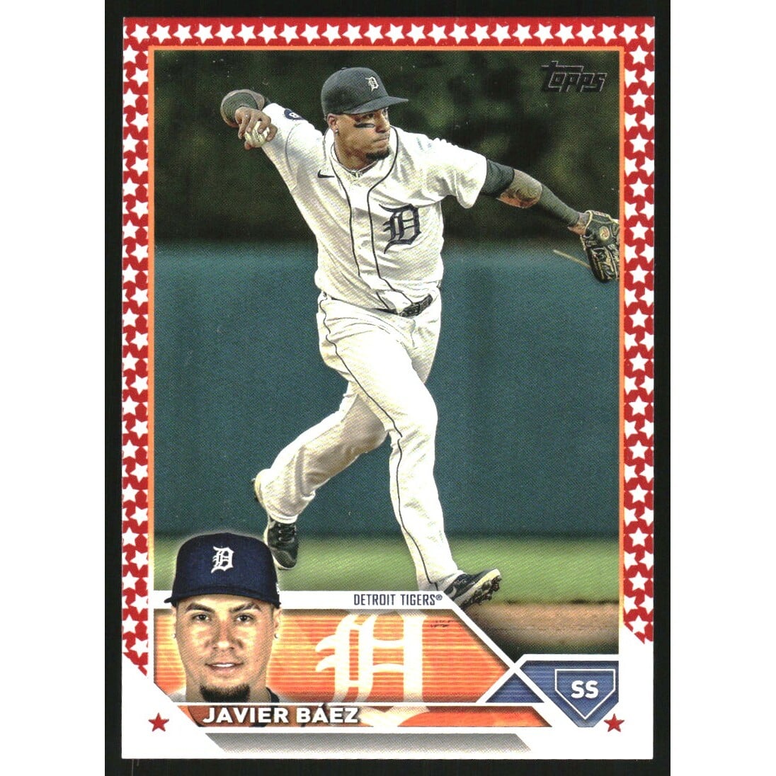 2023 Topps Independence Day #641 Javier Baez. rookie card picture