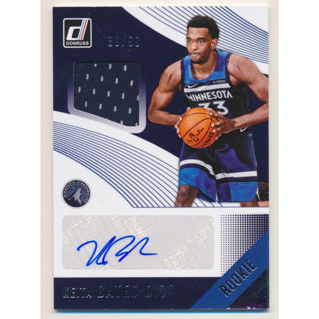 2018-19 Donruss Rookie Materials Signatures #39 Keita Bates-Diop. rookie card picture