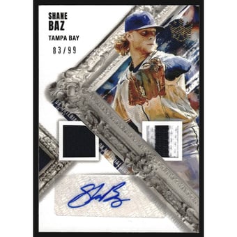 2022 Diamond Kings DK Material Signatures Gold #55 Shane Baz