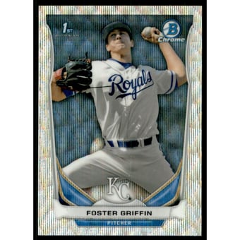 2014 Bowman Chrome Draft Silver Wave Refractors #CDP24 Foster Griffin
