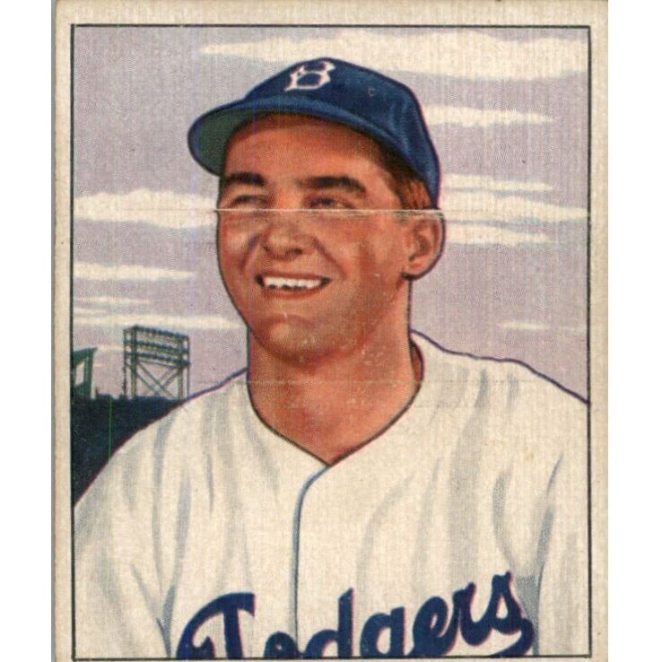 1950 Bowman #76 Rex Barney. rookie card picture