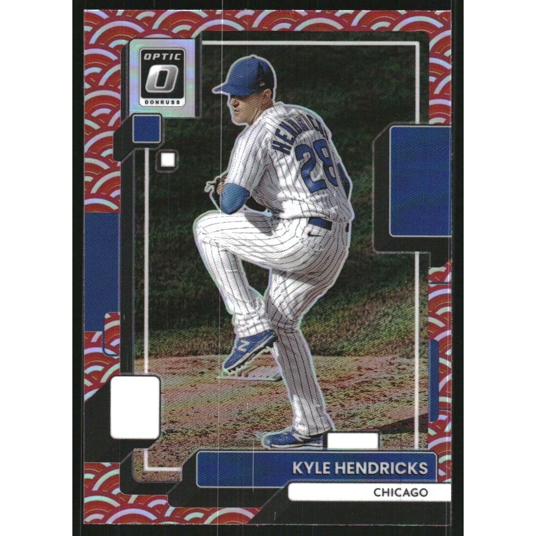 2022 Donruss Optic Photon #175 Kyle Hendricks. rookie card picture