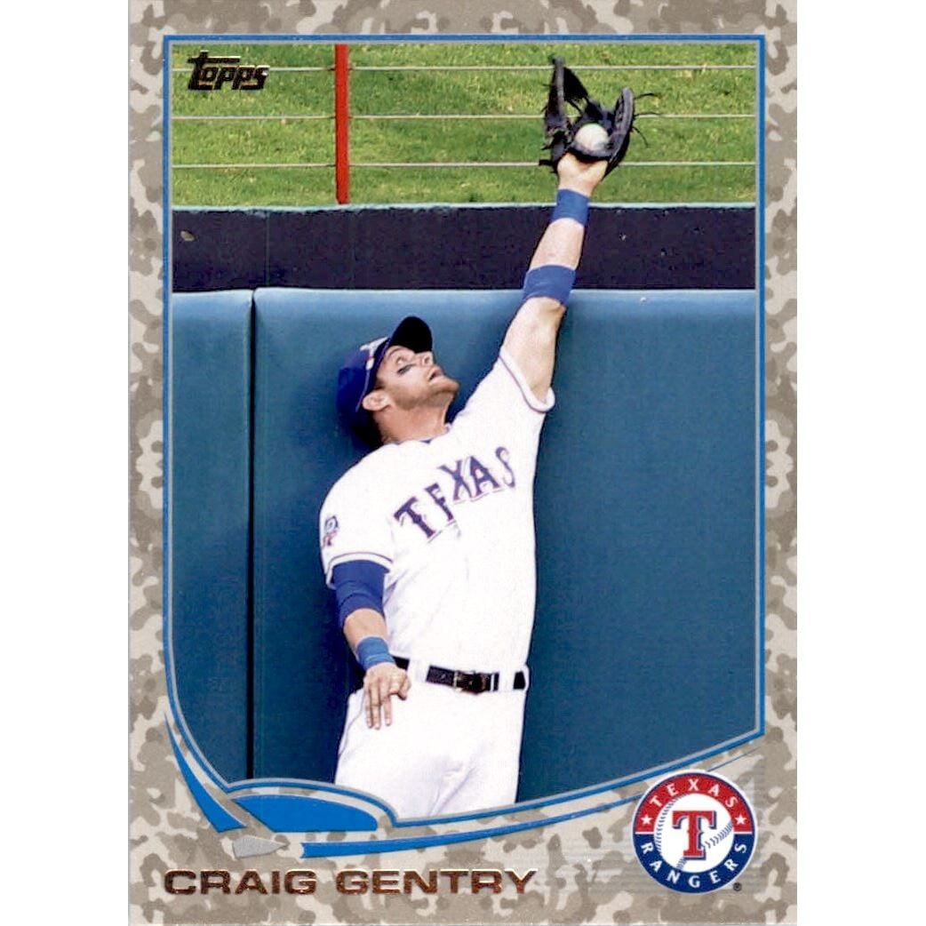 2013 Topps Camo #531 Craig Gentry. rookie card picture