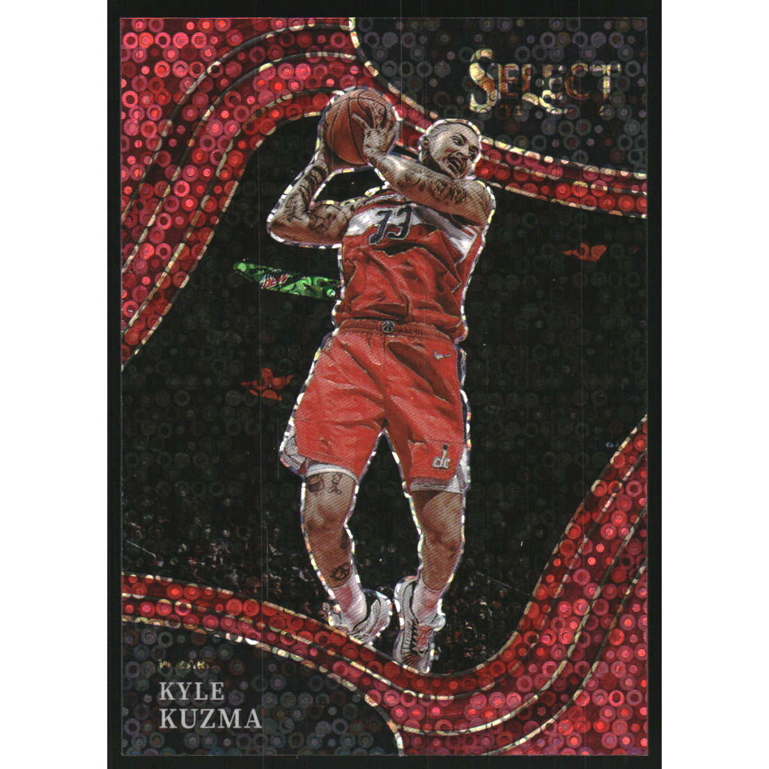 2021-22 Select Prizms Red Disco #287 Kyle Kuzma 2021-22 Select Prizms Red Disco #287 Kyle Kuzma