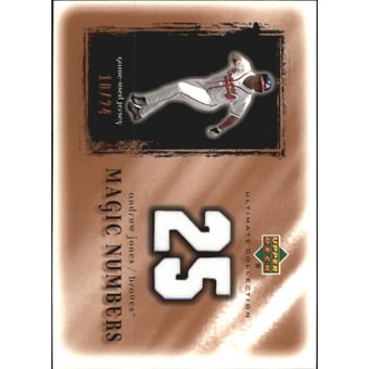 2001 Ultimate Collection Magic Numbers Game Jersey Copper #MNAJ Andruw Jones