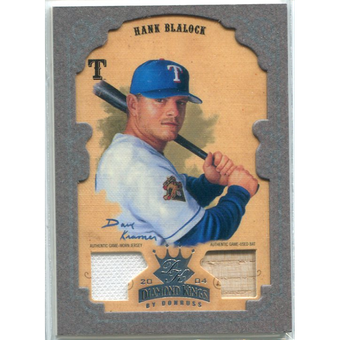2004 Diamond Kings DK Materials Framed Silver #109 Hank Blalock Bat-Jsy/25