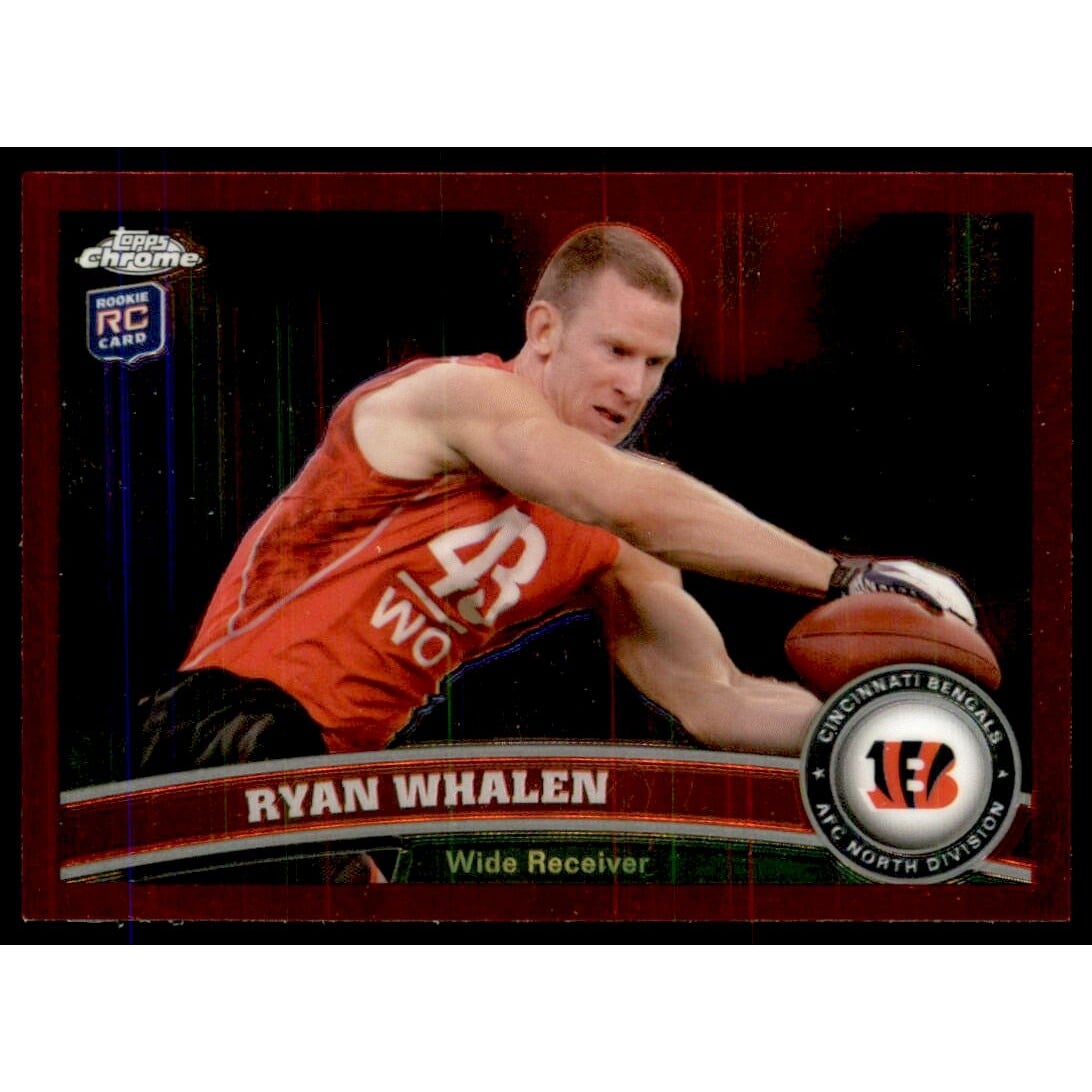 2011 Topps Chrome Red Refractors #169 Ryan Whalen. rookie card picture