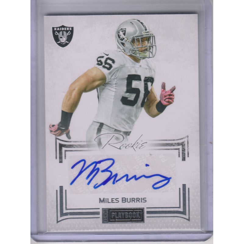 2012 Panini Playbook #145 Miles Burris AU/140 RC