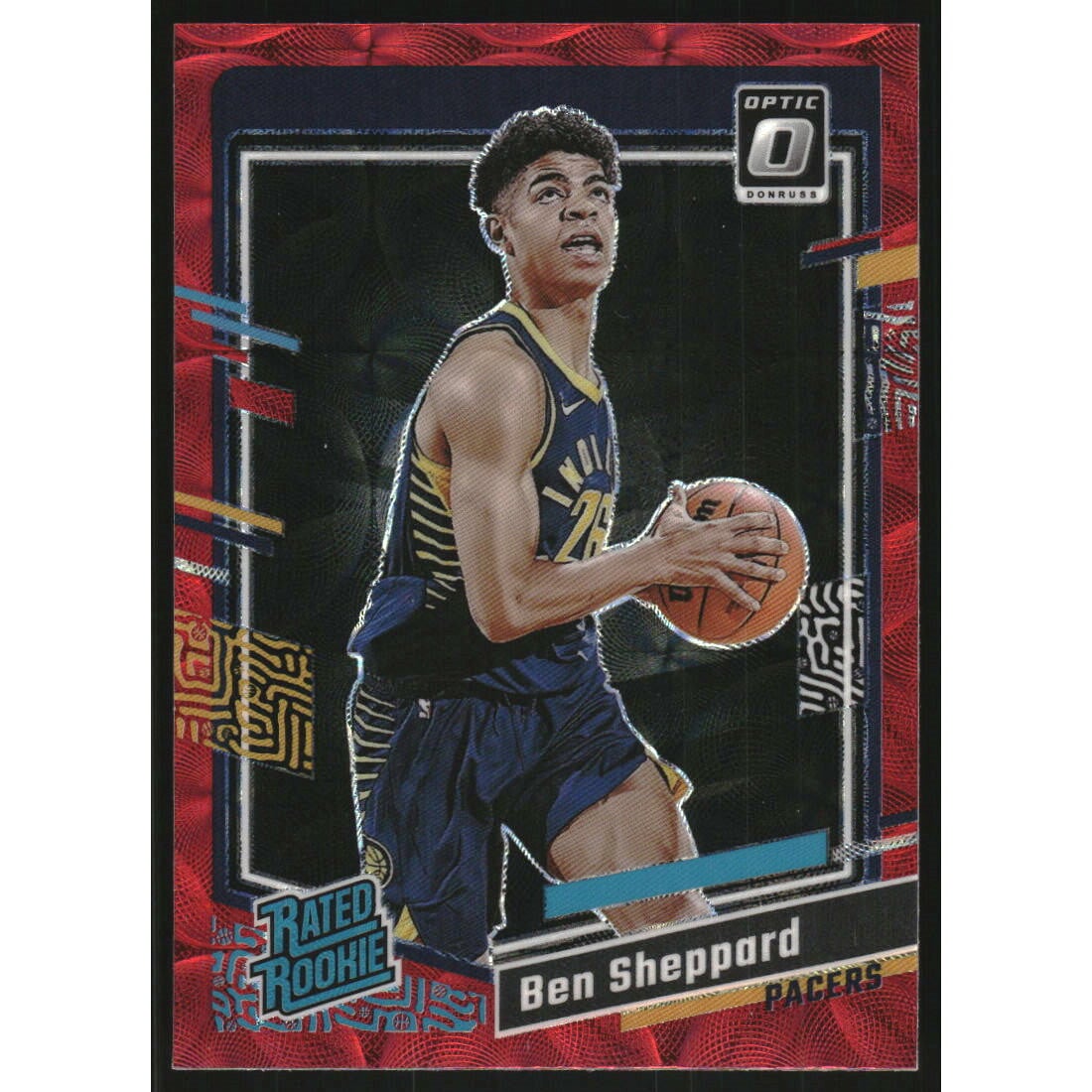 2023-24 Donruss Optic Red International #221 Ben Sheppard RR. rookie card picture