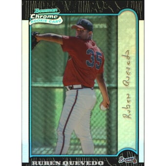 1999 Bowman Chrome Gold Refractors #402 Ruben Quevedo
