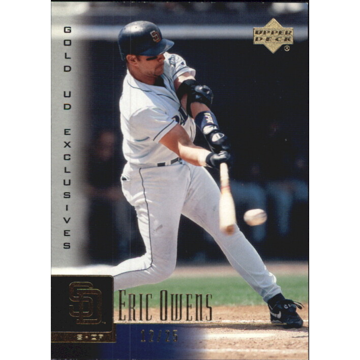2001 Upper Deck Exclusives Gold #228 Eric Owens. rookie card picture