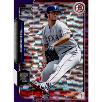 2015 Bowman Purple Ice #112 Yu Darvish