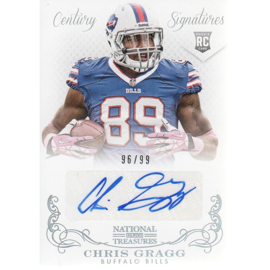 2013 Panini National Treasures #257 Chris Gragg AU RC. rookie card picture