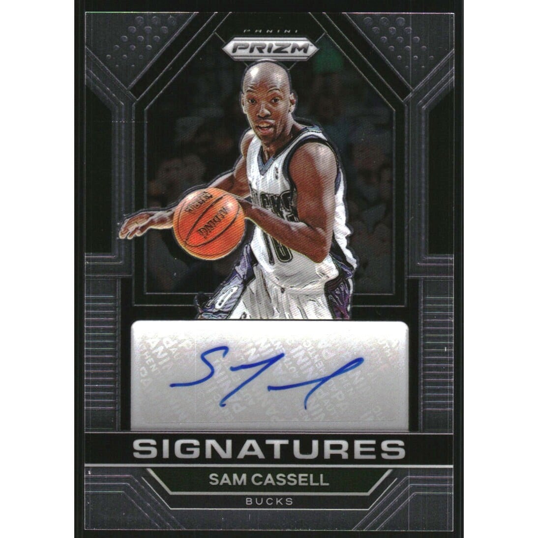 2022-23 Panini Prizm Signatures #29 Sam Cassell. rookie card picture