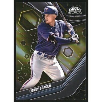 2023 Topps Chrome Black Gold Refractors #16 Corey Seager