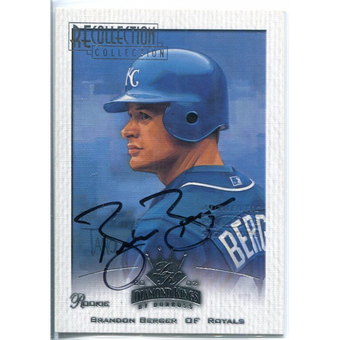 2003 Diamond Kings Recollection Autographs #2 Brandon Berger 02 DK/99