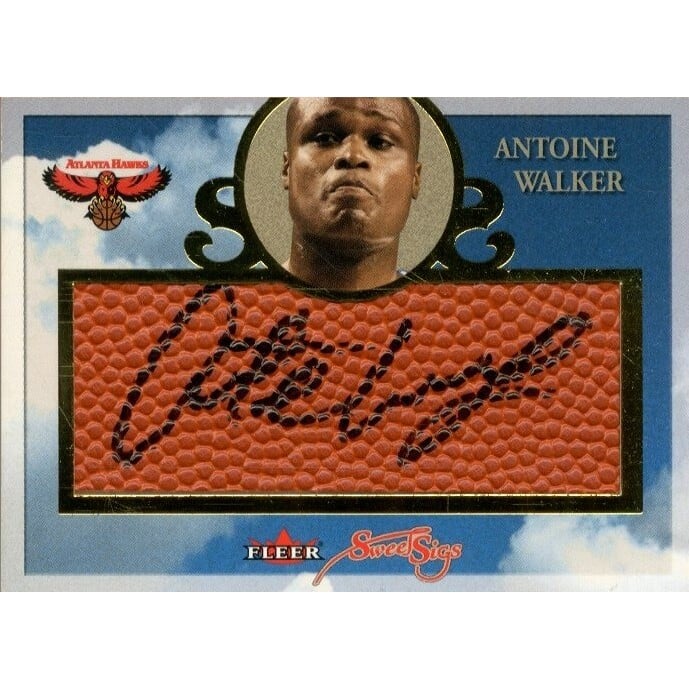 2004-05 Fleer Sweet Sigs Autographs Draft Year #AW Antoine Walker/96. rookie card picture