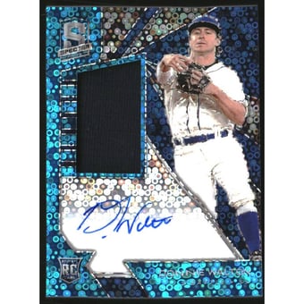 2020 Panini Spectra Neon Blue #147 Donnie Walton AU JSY