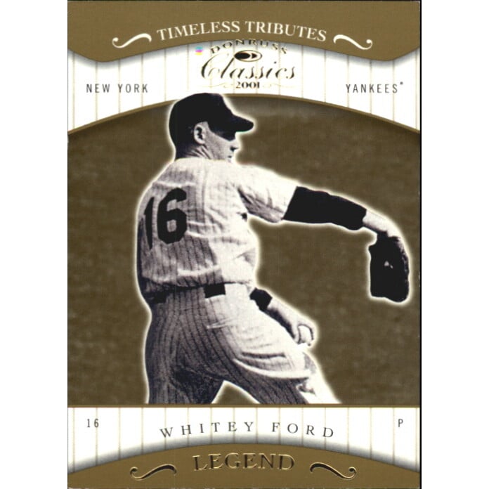 2001 Donruss Classics Timeless Tributes #194 Whitey Ford. rookie card picture