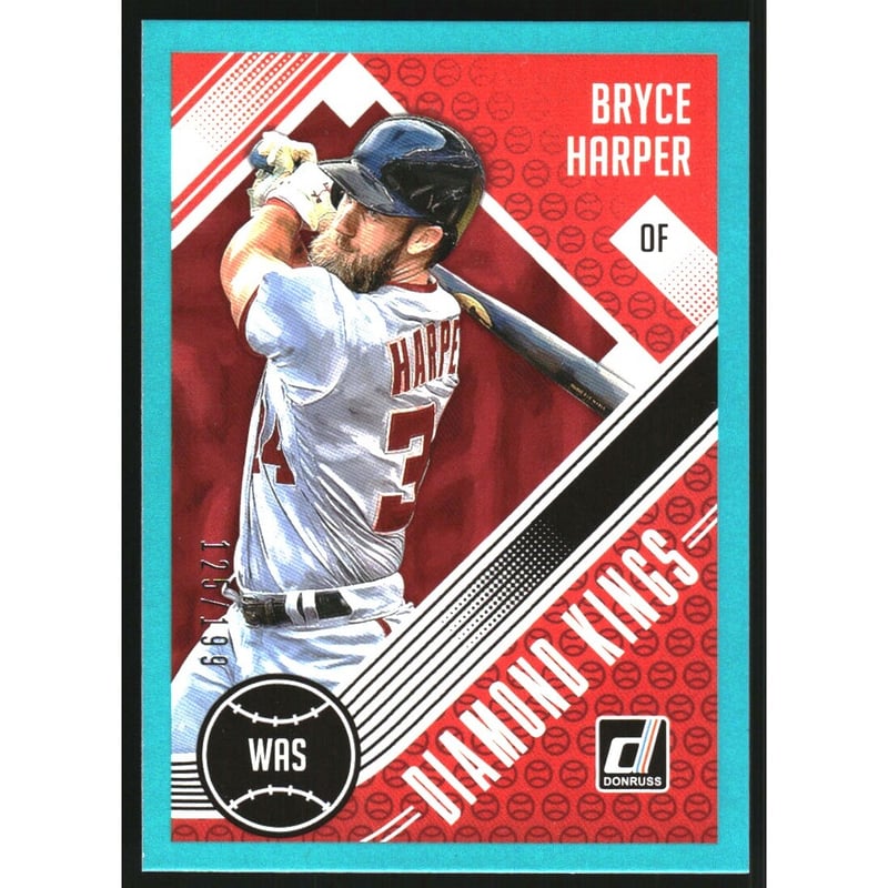 2018 Donruss Teal Border #10 Bryce Harper DK