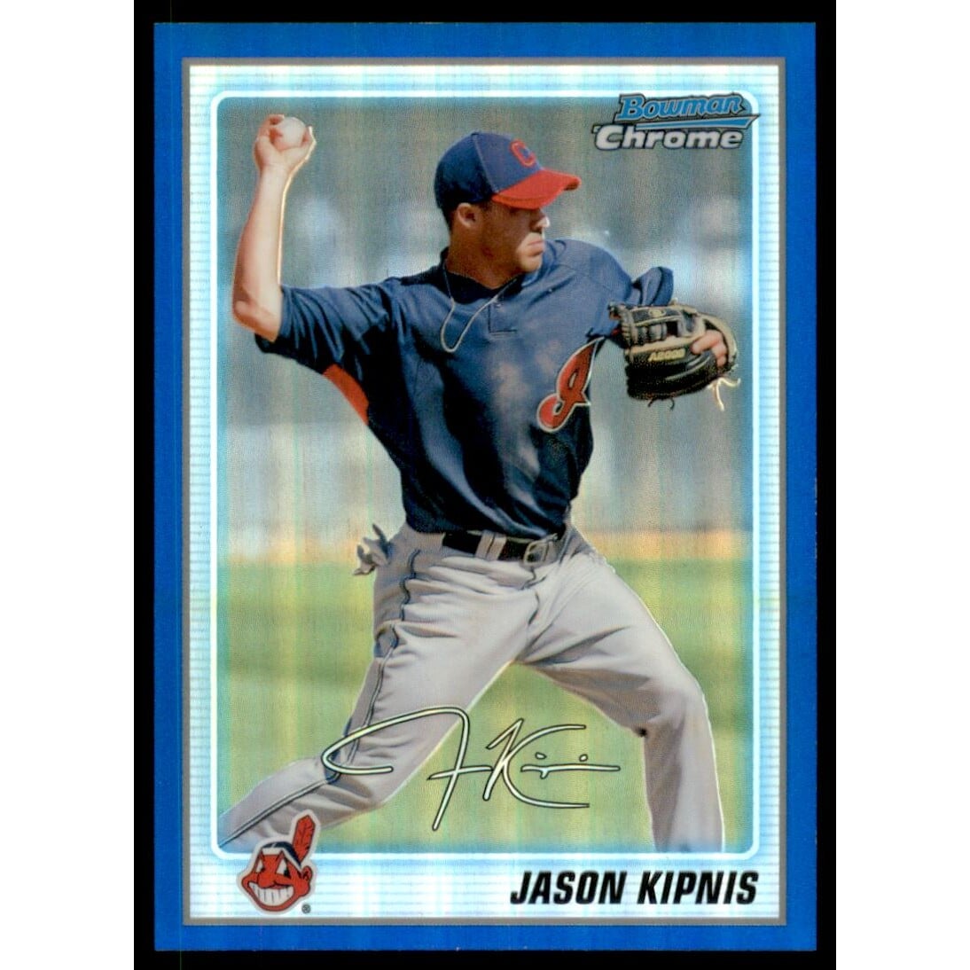 2010 Bowman Chrome Prospects Blue Refractors #BCP196A Jason Kipnis. rookie card picture