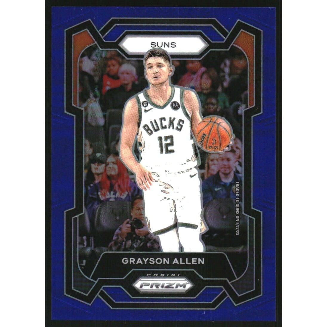 2023-24 Panini Prizm Prizms Blue #226 Grayson Allen. rookie card picture