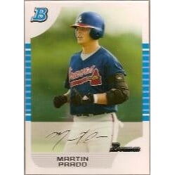 2005 Bowman White #237 Martin Prado FY. rookie card picture