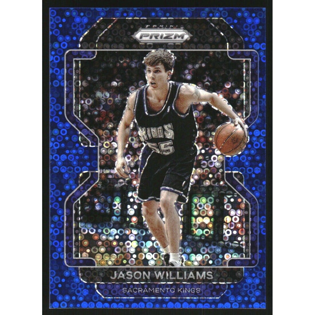 2021-22 Panini Prizm Prizms Fast Break Blue #266 Jason Williams. rookie card picture