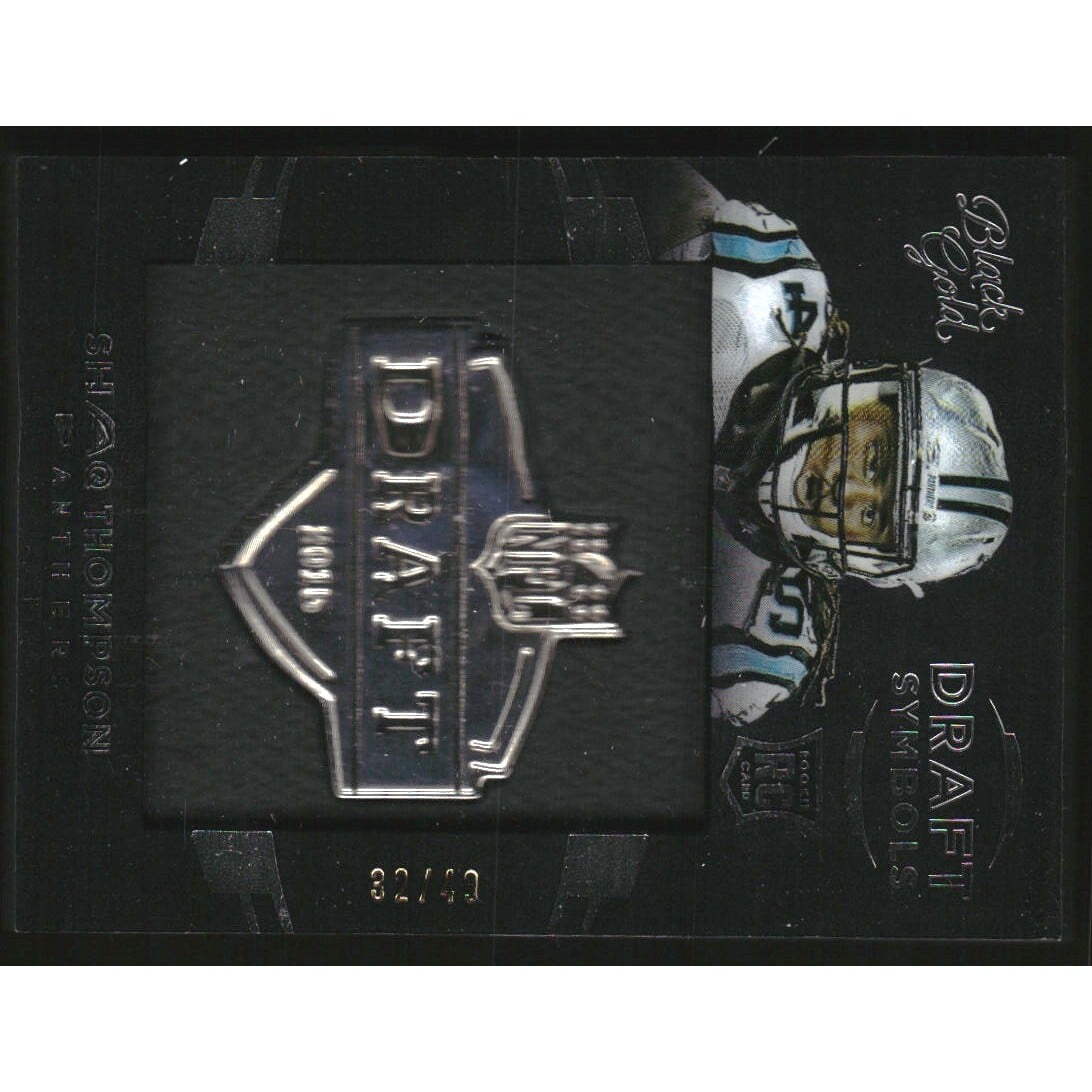 2015 Panini Black Gold Draft Symbols White Gold #DRFT16 Shaq Thompson. rookie card picture