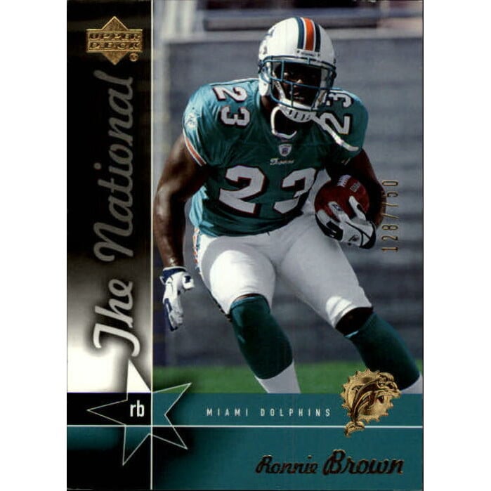 2005 Upper Deck Rookies National Convention #NFL5 Ronnie Brown. rookie card picture