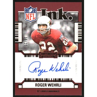 2024 Panini Contenders NFL Ink Autographs Bronze #14 Roger Wehrli