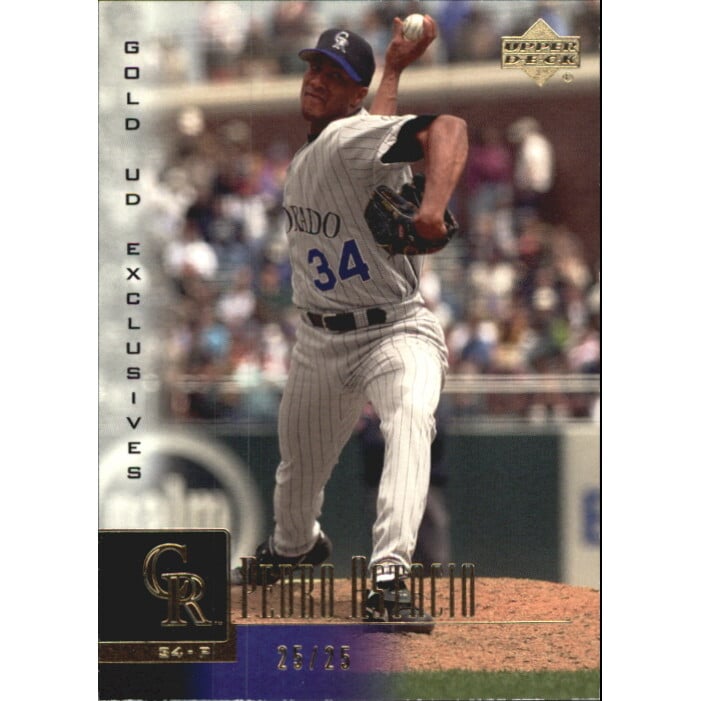 2001 Upper Deck Exclusives Gold #256 Pedro Astacio. rookie card picture