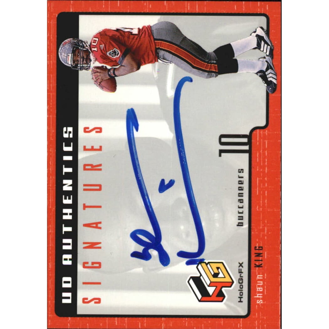 1999 Upper Deck HoloGrFX UD Authentics #SK Shaun King. rookie card picture