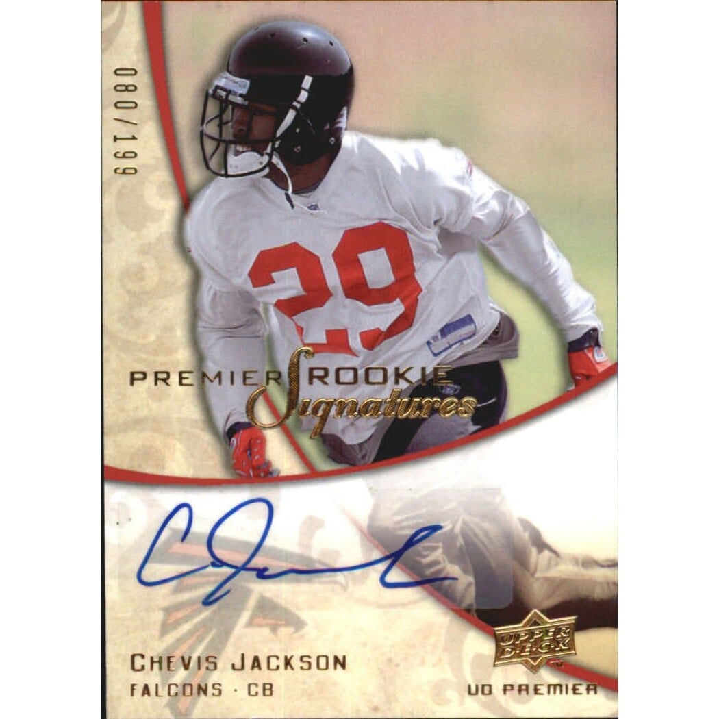 2008 Upper Deck Premier #146 Chevis Jackson AU RC. rookie card picture