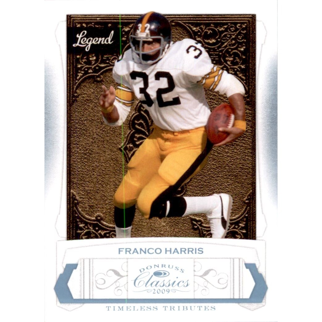 2009 Donruss Classics Timeless Tributes Platinum #118 Franco Harris. rookie card picture