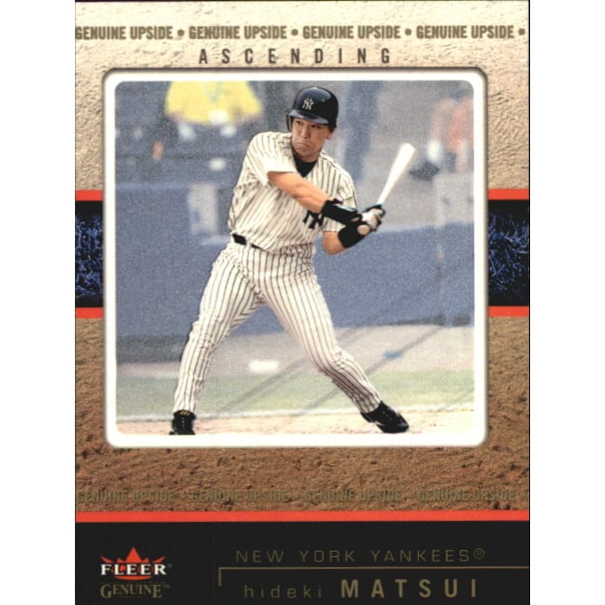 2003 Fleer Genuine Reflection Ascending #110 Hideki Matsui GU/110. rookie card picture