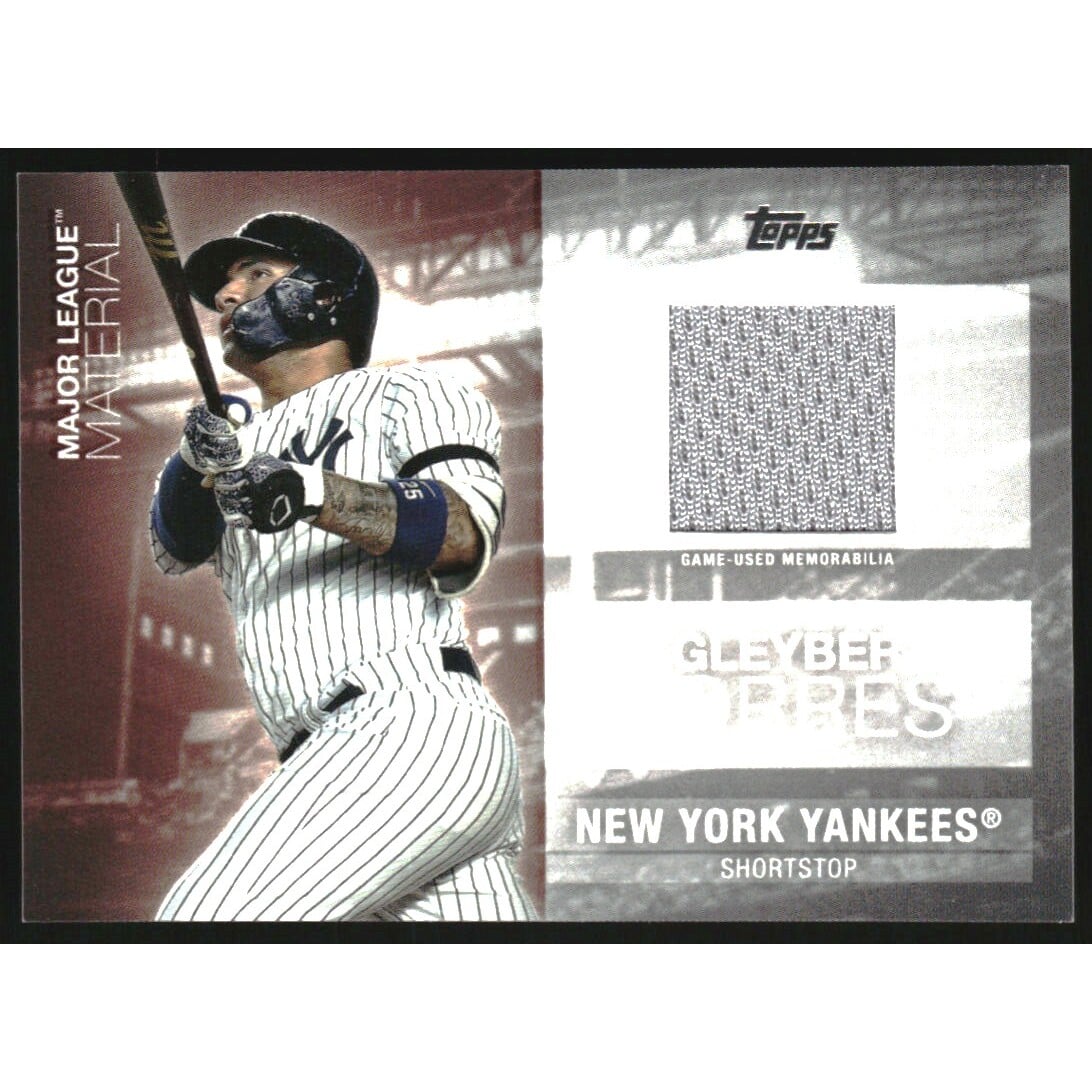 2020 Topps Major League Materials #MLMGT Gleyber Torres S2. rookie card picture