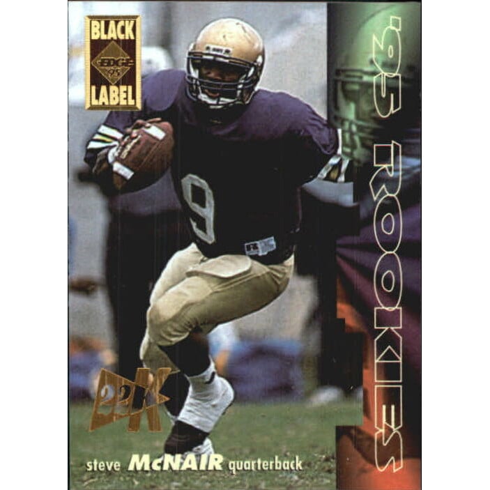 1995 Collector's Edge Rookies Black Label 22K Gold #6 Steve McNair