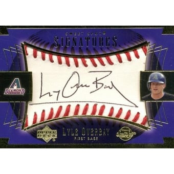 2003 Sweet Spot Signatures Black Ink #LOAU Lyle Overbay