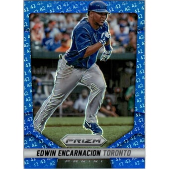 2014 Panini Prizm Prizms Blue 42 #68 Edwin Encarnacion