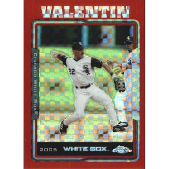 2005 Topps Chrome Red X-Fractors #121 Jose Valentin